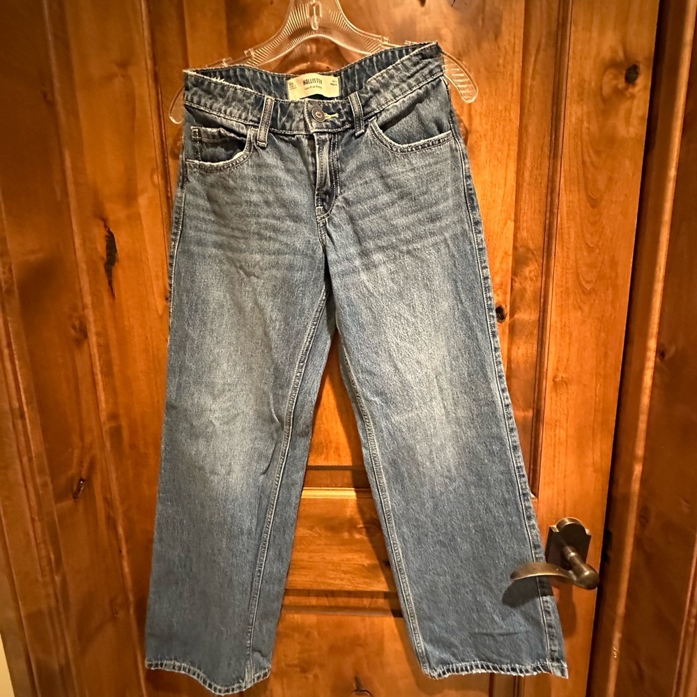 Hollister Low Rise Baggy Jeans Size 24 Regular